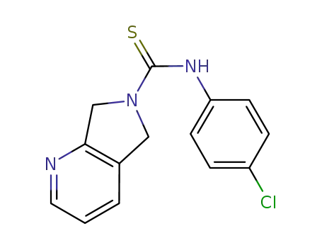 N-(4-Chlorophenyl)-5,7-dihydro-6H-pyrrolo[3,4-b]pyridine-6-carbothioamide
