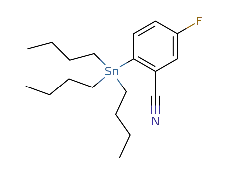 5-Fluoro-2-(tributylstannyl)benzonitrile