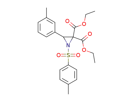 diethyl 3-(m-tolyl)-1-tosylaziridine-2,2-dicarboxylate