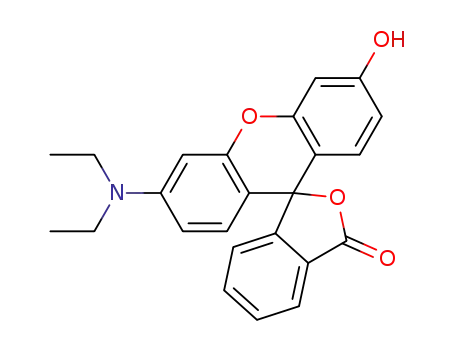 Molecular Structure of 136858-26-9 (3-hydroxy-6-diethylamino-9-oxospiroisobenzofuran-xanthene)