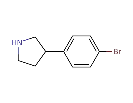 Molecular Structure of 328546-98-1 (3-(4-BROMO-PHENYL)-PYRROLIDINE)