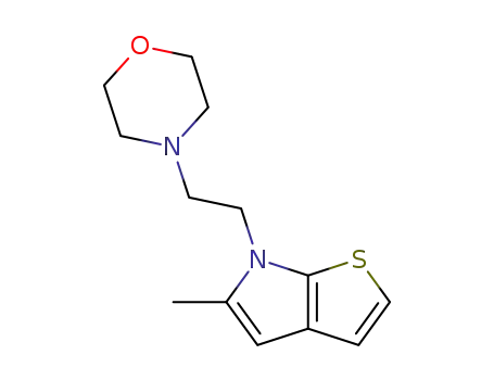 4-(2-(5-methyl-6H-thieno[2,3-b]pyrrol-6-yl)ethyl)morpholine