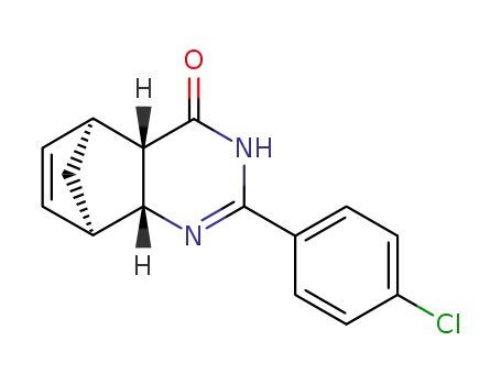 2-(4-chlorophenyl)-4ar,5c,8c,8ac-tetrahydro-5,8-methano-4(3H)-quinazolinone
