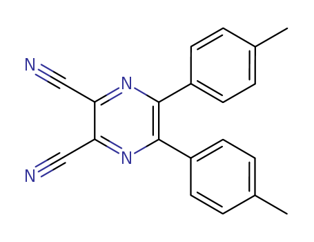 5,6-bis(4-methylphenyl)pyrazine-2,3-dicarbonitrile cas  52197-13-4
