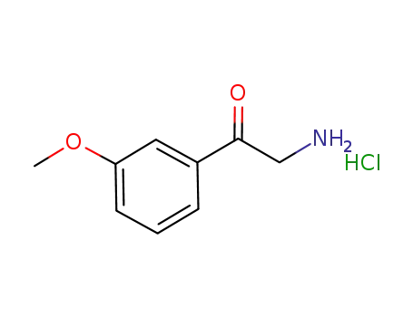 Molecular Structure of 24037-72-7 (2-(3-METHOXY-PHENYL)-2-OXO-ETHYL-AMMONIUM, CHLORIDE)