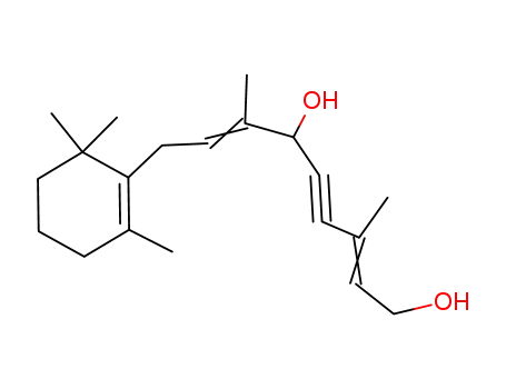 Molecular Structure of 3230-75-9 (11,12-Didehydro-7,10-dihydro-10-hydroxyretinol)