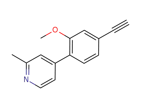 4-(4-ethynyl-2-methoxyphenyl)-2-methylpyridine