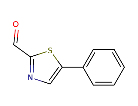Molecular Structure of 862494-59-5 (5-Phenyl-1,3-thiazole-2-carbaldehyde)