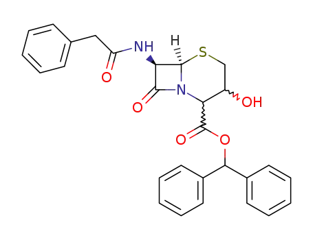 3-Hydroxy-7beta-phenylacetylaminocepham-4-carboxylic acid diphenylmethyl ester