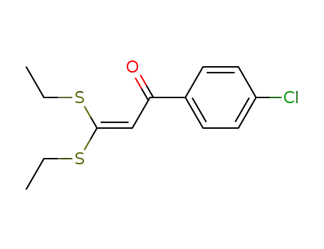 3-(methylthio)-1-phenyl-3-(prop-2-yn-1-ylthio)prop-2-en-1-one