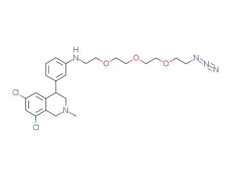 N-(2-(2-(2-(2-azidoethoxy)ethoxy)ethoxy)ethyl)-3-(6,8-dichloro-2-methyl-1,2,3,4-tetrahydroisoquinolin-4-yl)aniline
