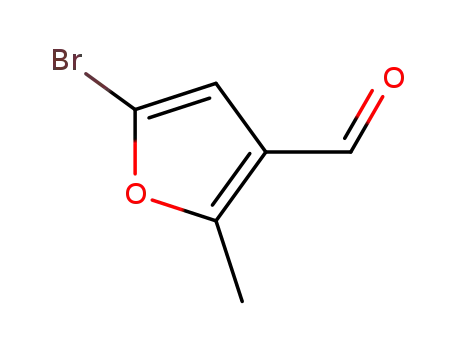 Molecular Structure of 1150223-49-6 (5-bromo-2-methylfuran-3-carbaldehyde)