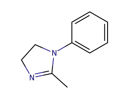 Molecular Structure of 41817-83-8 (1H-Imidazole, 4,5-dihydro-2-methyl-1-phenyl-)