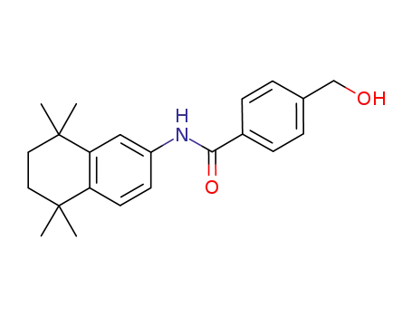 Molecular Structure of 1149744-45-5 (4-hydroxymethyl-N-(5,6,7,8-tetrahydro-5,5,8,8-tetramethyl-2-naphthyl)benzamide)