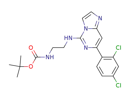 tert-butyl (2-{[7-(2,4-dichlorophenyl)imidazo[1,2-c]pyrimidin-5-yl]amino}ethyl)carbamate
