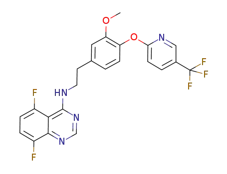 (5,8-difluoroquinazolin-4-yl)-{2-[3-methoxy-4-(5-trifluoromethylpyridin-2-yloxy)phenyl]ethyl}amine