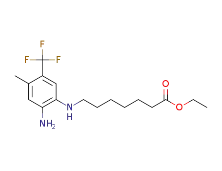 ethyl 7-{[2amino-4-methyl-5-(trifluoromethyl)phenyl]amino}heptanoate