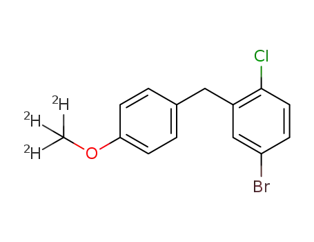 4-bromo-1-chloro-2-(4-(methoxy-d3)benzyl)benzene