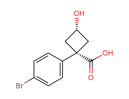 1-(4-broMophenyl)-3-hydroxycyclobutanecarboxylic acid