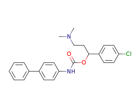 N-[1-(4-chlorophenyl)-3-dimethylaminopropyloxycarbonyl]-4-phenyl-phenylamine