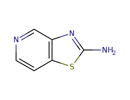Molecular Structure of 89786-54-9 (Thiazolo[4,5-c]pyridin-2-amine)