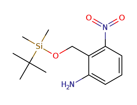 2-(tert-Butyl-dimethyl-silanyloxymethyl)-3-nitro-phenylamine2-(tert-butyl-dimethyl-silanyloxymethyl)-3-nitro-phenylamine
