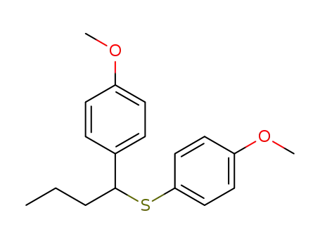 (4-methoxyphenyl)(1-(4-methoxyphenyl)butyl)sulfane