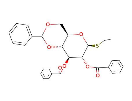 Ethyl 2,3-di-O-benzoyl-4,6-O-benzylidene-1-thio-β-D-glucopyranoside