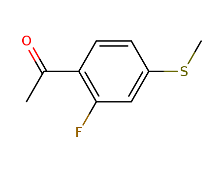 Ethanone, 1-[2-fluoro-4-(methylthio)phenyl]-