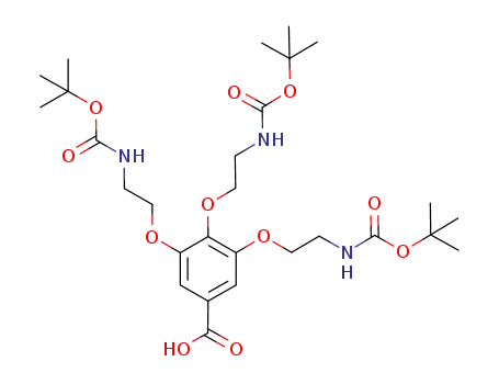 3,4,5-tris(2-(tert-butoxycarbonylamino)ethoxy)benzoic acid