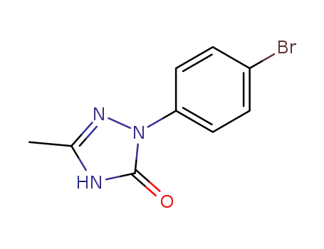 1-(p-ブロモフェニル)-3-メチル-1H-1,2,4-トリアゾール-5(4H)-オン