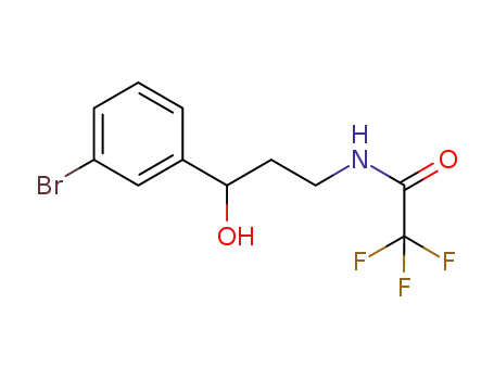 N-(3-(3-bromophenyl)-3-hydroxypropyl)-2,2,2-trifluoroacetamide