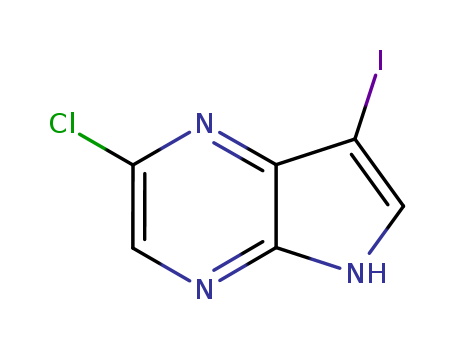 2-chloro-7-iodo-5H-pyrrolo[2,3-b]pyrazine
