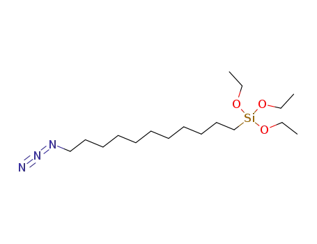 Molecular Structure of 663171-33-3 (11-Azidoundecyltriethoxysilane, 95%)