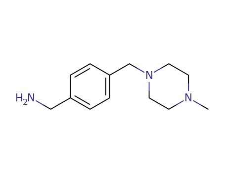 Molecular Structure of 515162-20-6 ([4-[(4-METHYLPIPERAZIN-1-YL)METHYL]PHENYL]METHYLAMINE)
