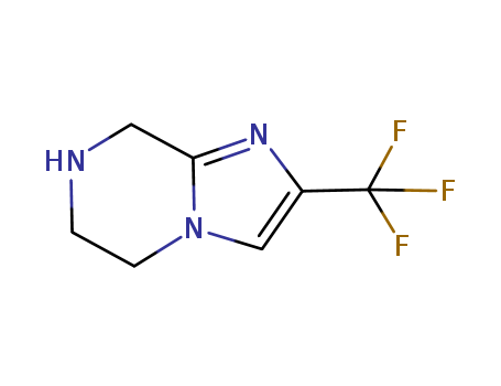 2-(Trifluoromethyl)-5,6,7,8-tetrahydroimidazo[1,2-a]pyrazine hydrochloride 126069-70-3