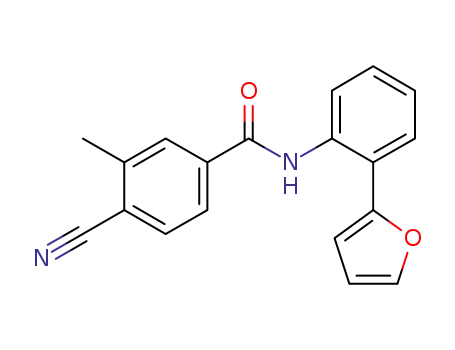 Benzamide, 4-cyano-N-[2-(2-furanyl)phenyl]-3-methyl-