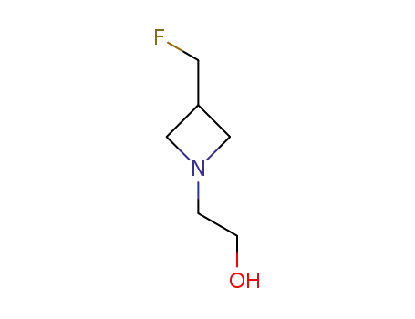 Molecular Structure of 1443983-86-5 (2-(3-(fluoromethyl)azetidin-1-yl)ethan-1-ol)