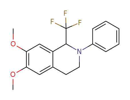 6,7-dimethoxy-2-phenyl-1-(trifluoromethyl)-1,2,3,4-tetrahydroisoquinoline