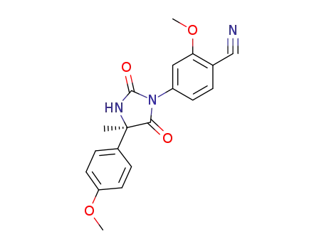 (R)-4-[2,5-dioxo-4-(4-methoxyphenyl)-4-methylimidazolidin-1-yl]-2-methoxybenzonitrile