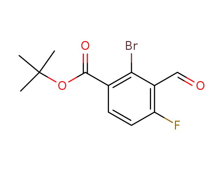 2-bromo-4-fluoro-3-formylbenzoic acid tert-butyl ester