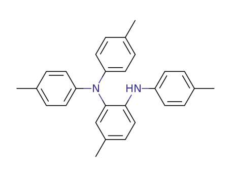 Molecular Structure of 31539-26-1 (4-methyl-N<SUP>1</SUP>,N<SUP>1</SUP>,N<SUP>2</SUP>-tritolylbenzene-1,2-diamine)