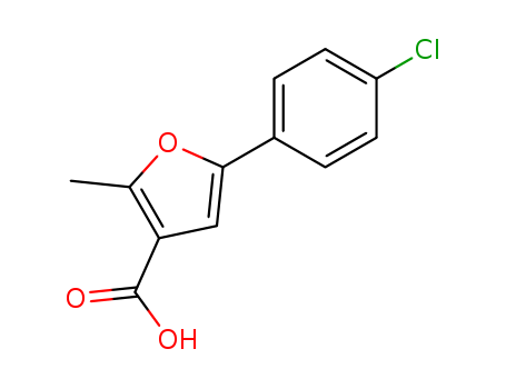 5-(4-CHLOROPHENYL)-2-METHYL-3-FUROIC ACID