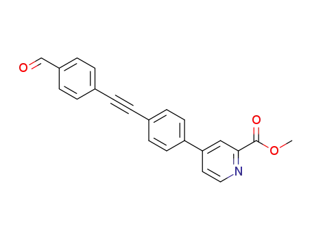 methyl 4-{4-[(4-formylphenyl)ethynyl]phenyl}pyridine-2-carboxylate