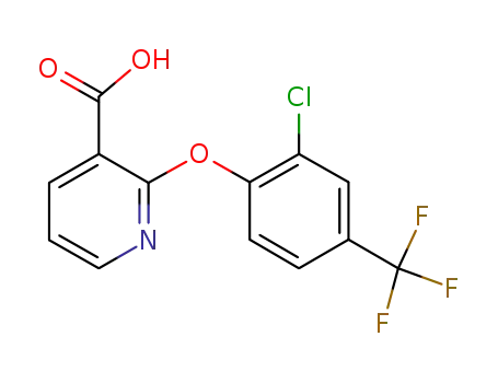 2-(2-chloro-4-(trifluoromethyl)phenoxy)nicotinic acid