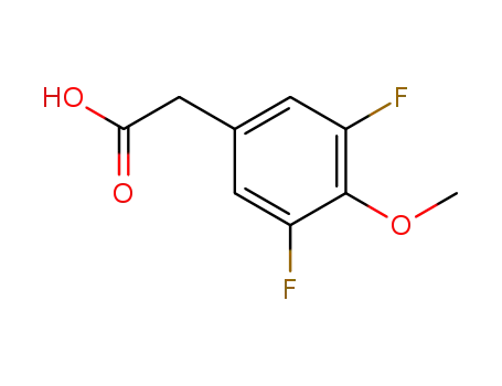 Molecular Structure of 886498-74-4 (3,5-DIFLUORO-4-METHOXYPHENYLACETIC ACID)