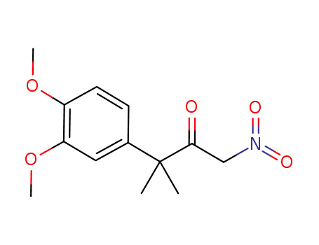 3-(3,4-dimethoxyphenyl)-3-methyl-1-nitrobutan-2-one