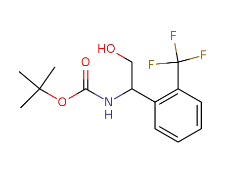 tert-Butyl {2-hydroxy-1-[2-(trifluoromethyl)phenyl]ethyl}carbamate