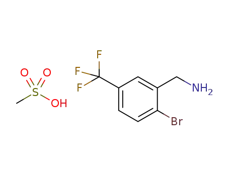 2-Bromo-5-trifluoromethyl-benzylamine methanesulfonic acid salt