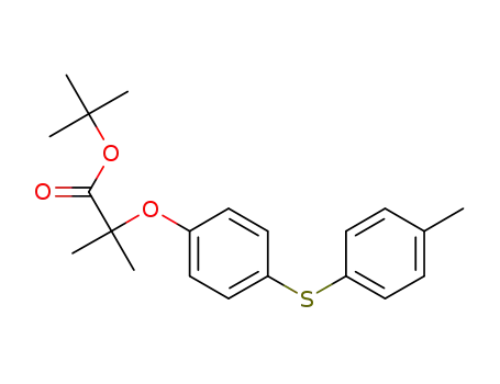 tert-butyl 2-methyl-2-((4-p-tolylthio)phenyloxy)propanoate